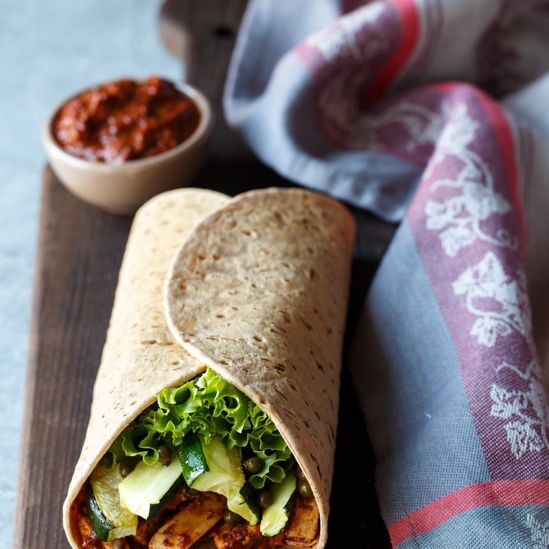 Photo of Sun-dried tomato chicken wrap by WW