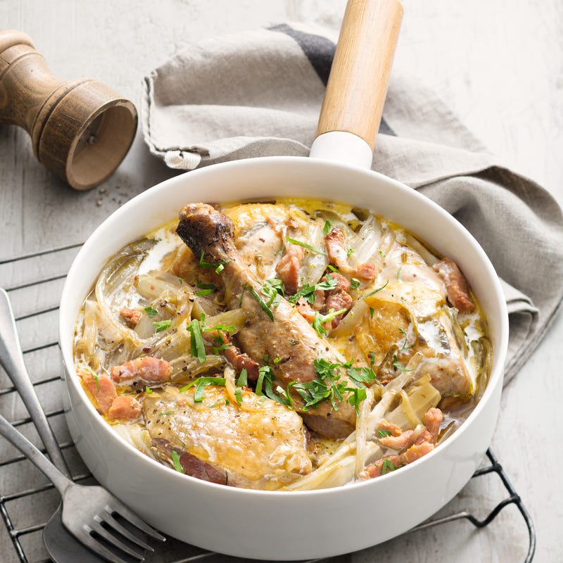 Photo de/du Mijotée de pintade aux endives par WW
