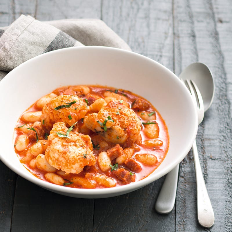 Photo de/du Cassoulet de joues de lotte et chorizo par WW