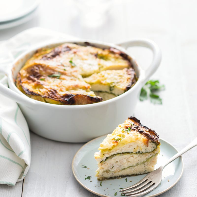 Photo de/du Millefeuille de merlan et de chou vert par WW