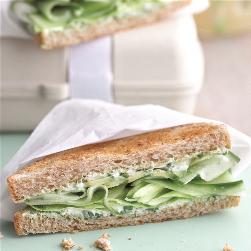 Groene sandwich