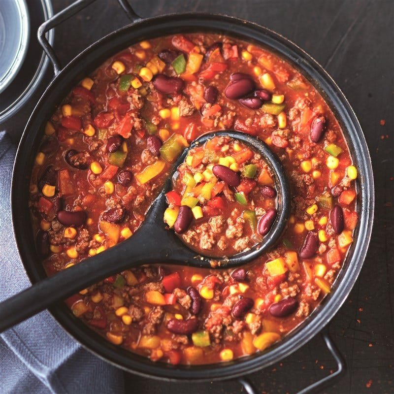Chili con carne met americain natuur