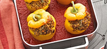 Gefüllte Paprika mit Quinoa