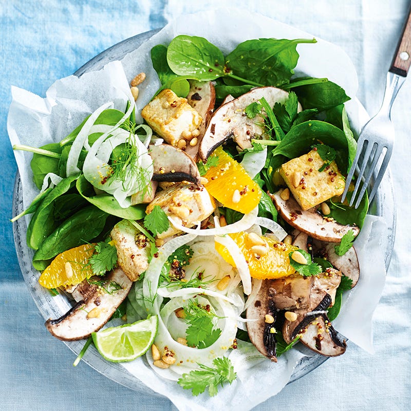 Photo of Marinated mushroom and tofu salad by WW