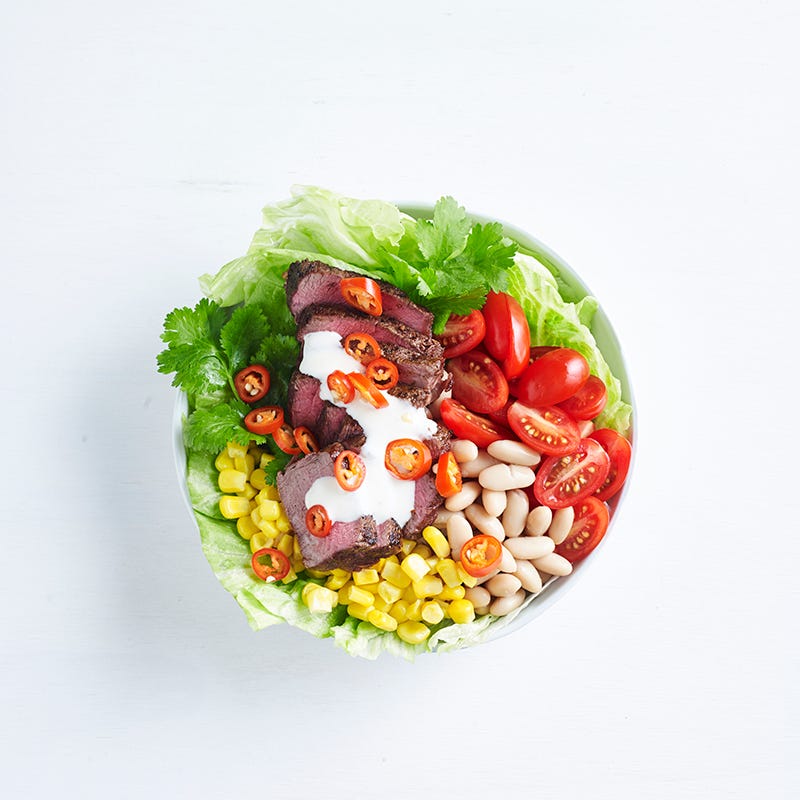 Photo of Moroccan beef and lettuce bowl by WW