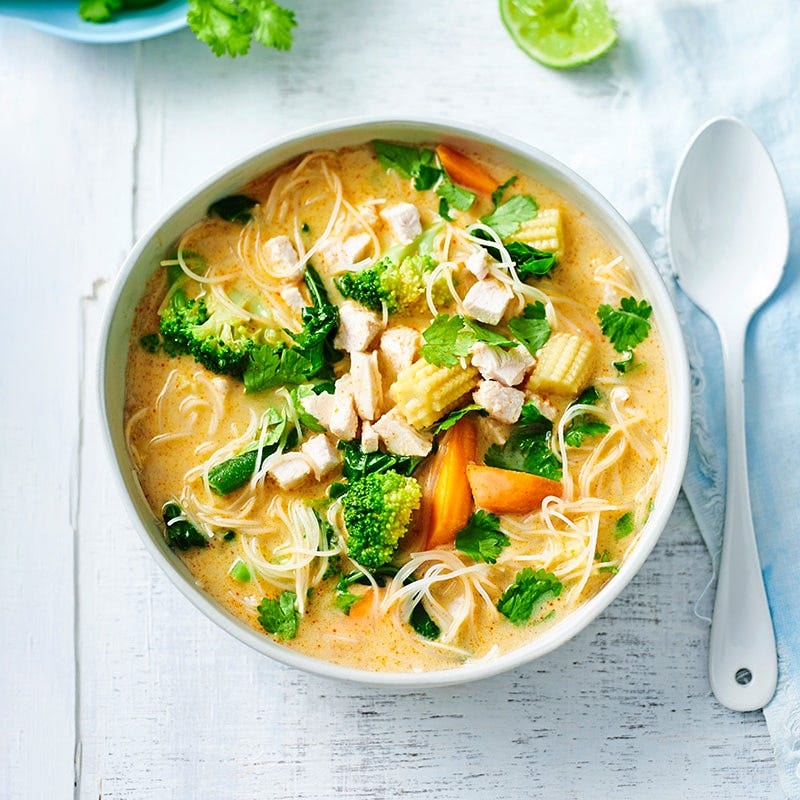Thai chicken and coconut soup