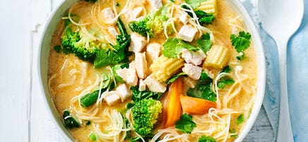 Thai chicken and coconut soup