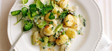 Gnocchi-Gratin mit Gorgonzola