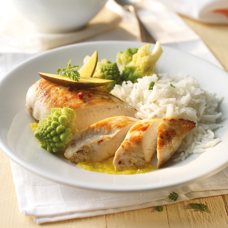 Pouletbrustfilets in Mangosauce