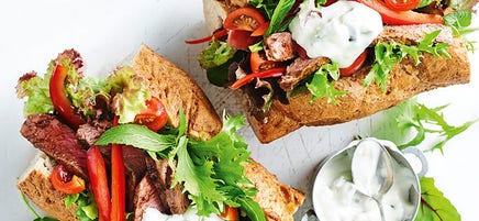 Indian lamb roll