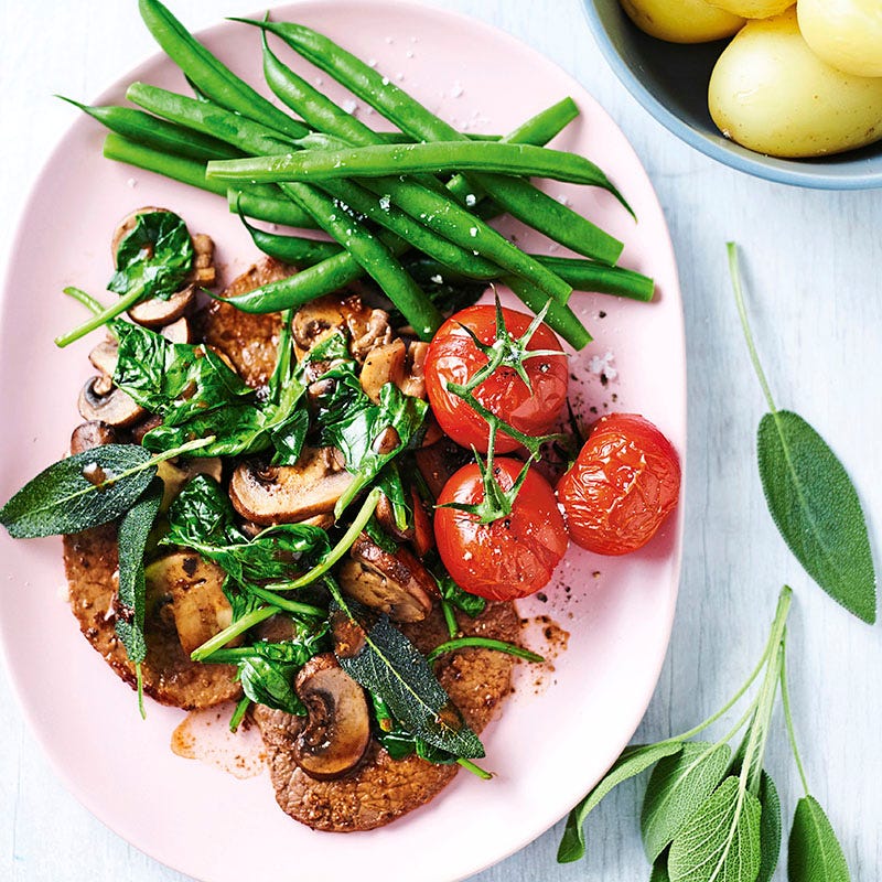 Photo of Veal piccata with sage and mushrooms by WW