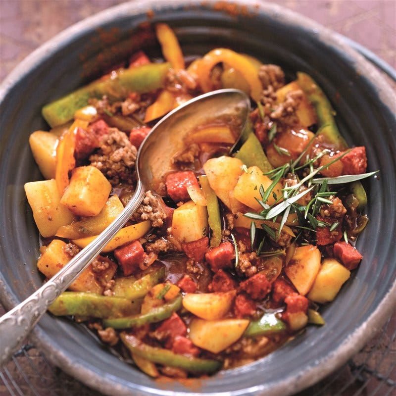 Spaanse aardappelgoulash