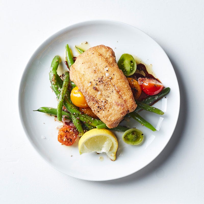 Photo of Cornmeal spice–crusted tilapia by WW