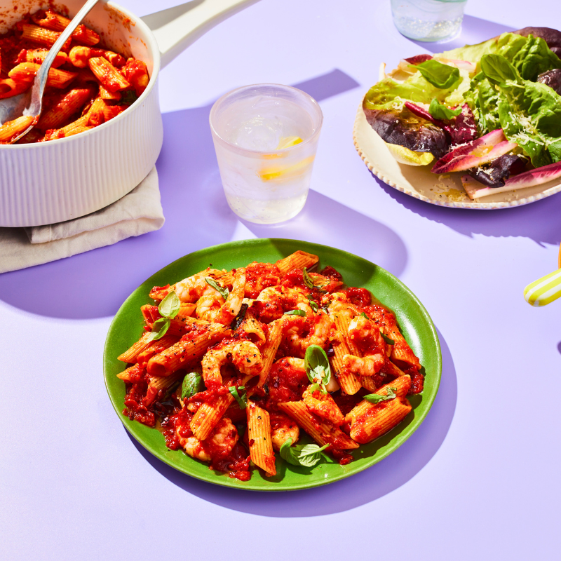 Photo of Shrimp and Penne Arrabbiata by WW