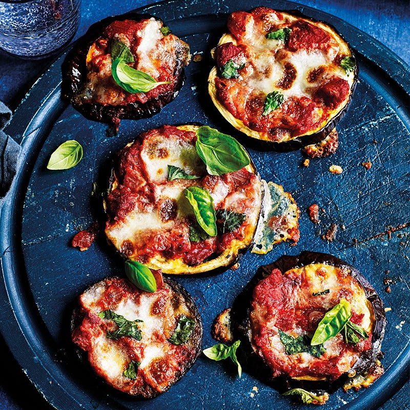 Photo of Aubergine pizza slices by WW