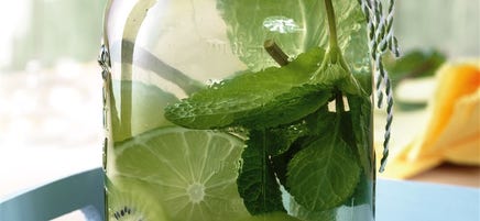 Eau aromatisée au kiwi