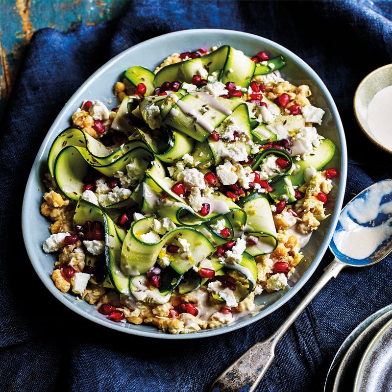 Photo of Chickpeas with courgette & feta by WW