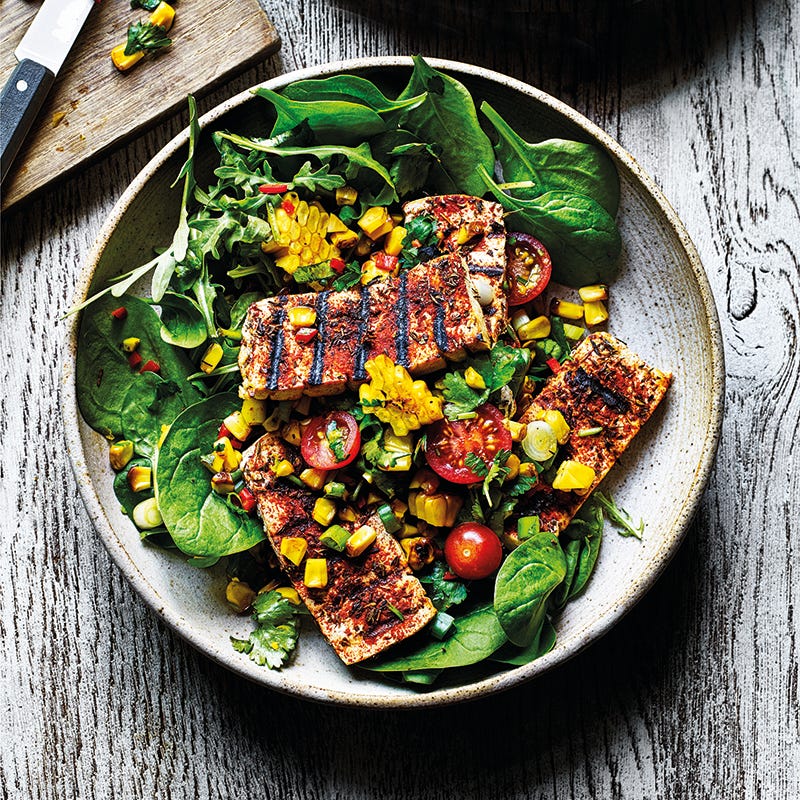 Photo of Cajun style tofu & corn salad by WW