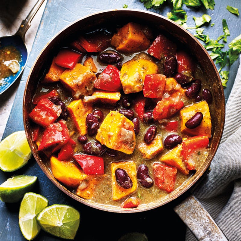 Photo of Jerk-style sweet potato curry with cauli rice by WW