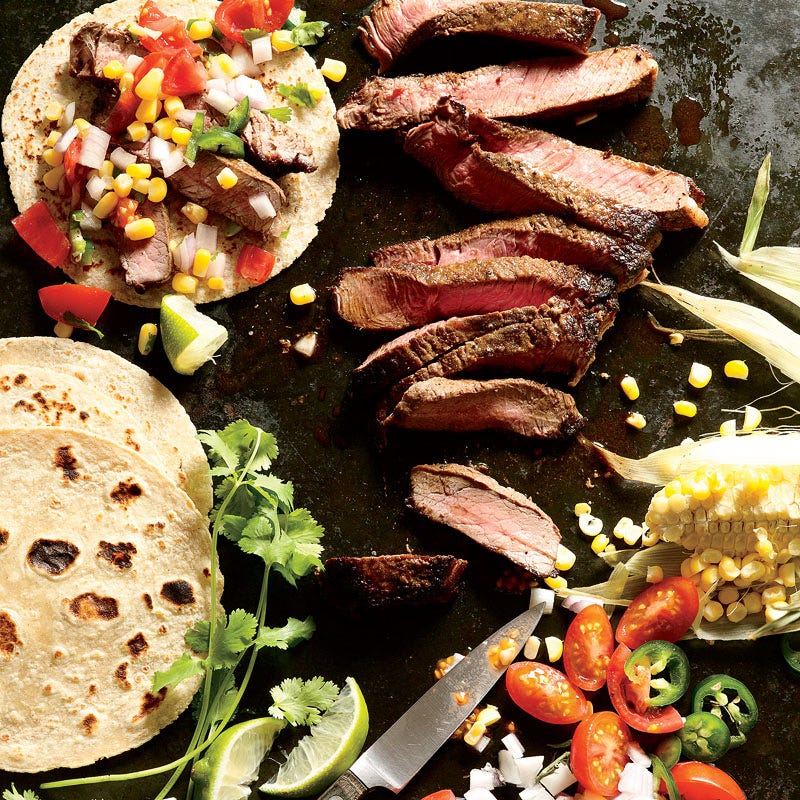 Photo of Steak with Fresh Corn and Tomato Salsa by WW