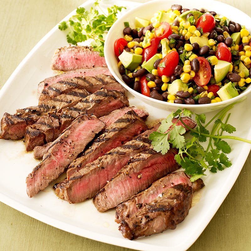 Photo of Peppered Sirloin with Black Bean & Avocado Salad by WW