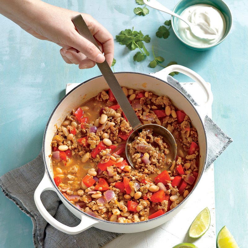 Turkey and white bean chili
