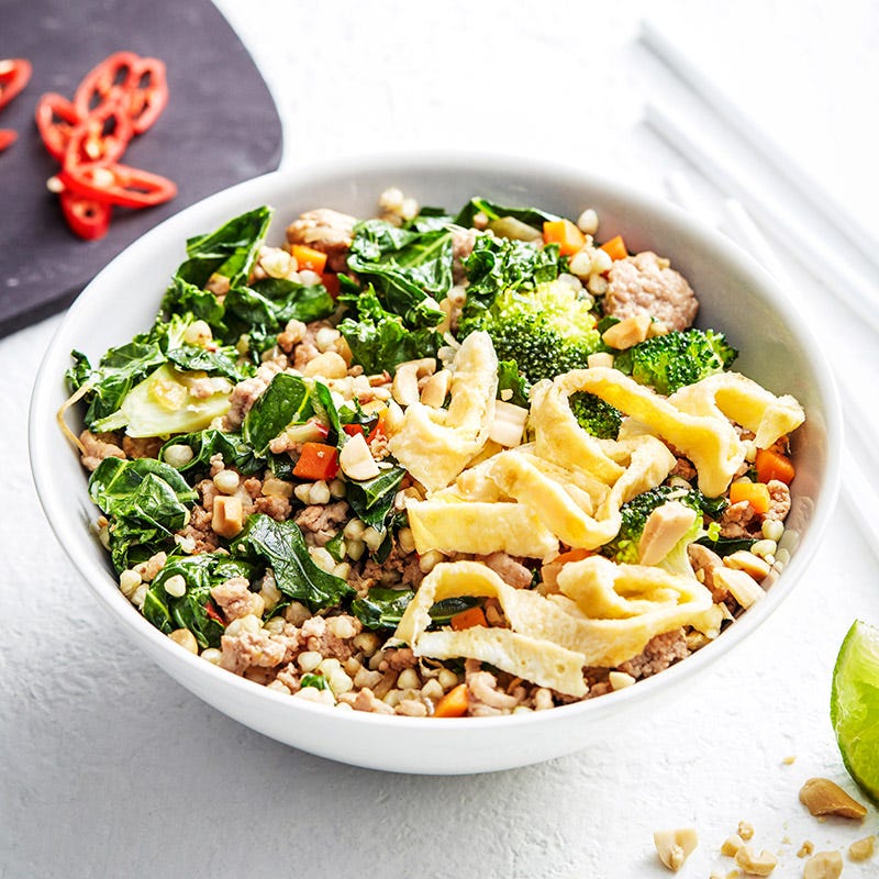 Photo of Buckwheat fried ‘rice’ with turkey and kale by WW