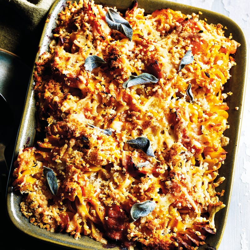 Photo of Cheesy pasta bake with butternut squash & sage by WW
