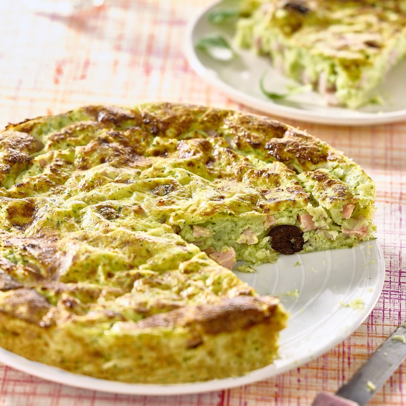Clafoutis de jambon et courgette adapté au Thermomix®
