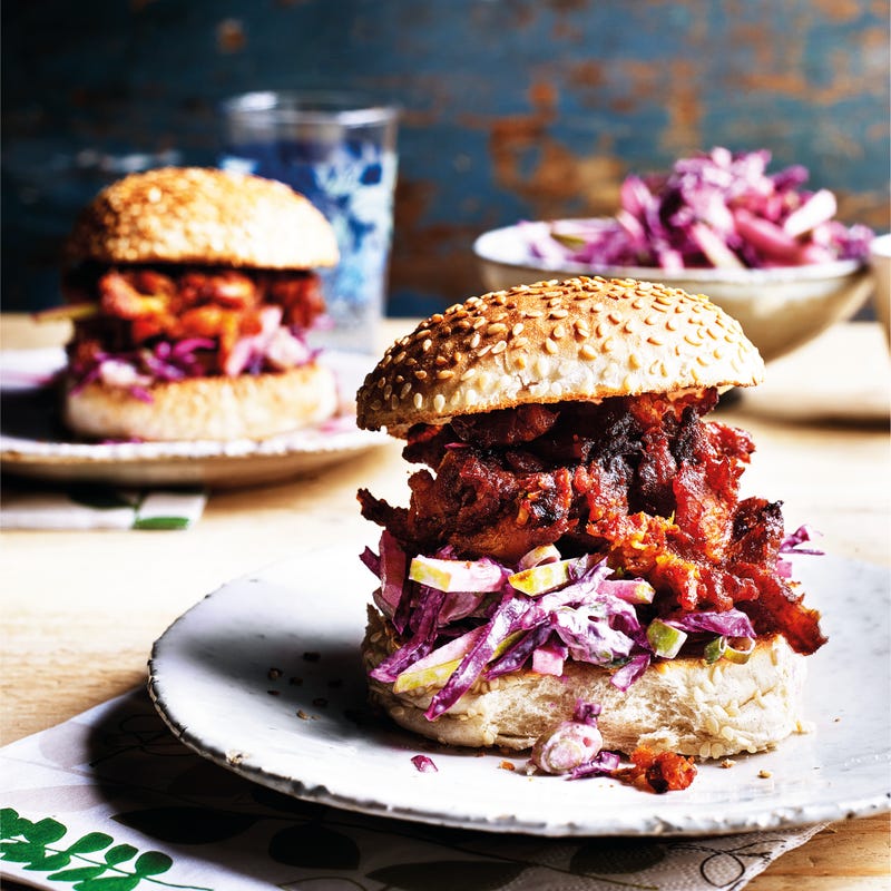 Photo of Pulled celeriac burgers with apple slaw by WW