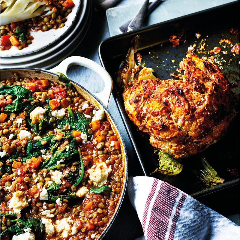 Photo of Roasted cauliflower with spicy lentils by WW