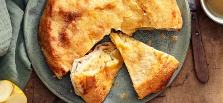 Galette pomme frangipane