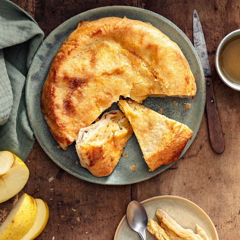 Galette pomme frangipane