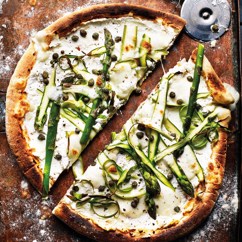 Photo of Asparagus & ricotta pizza by WW