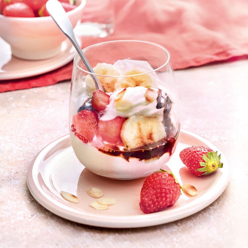 Photo de/du Banana split déstructuré par WW