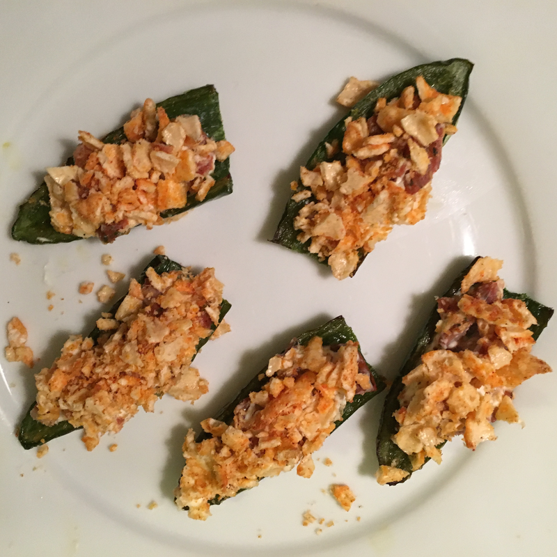 Photo of Broiled jalapeño poppers with crispy nacho topping by WW
