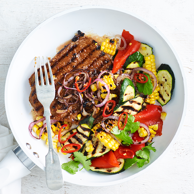 Photo of Mexican steak and salsa by WW