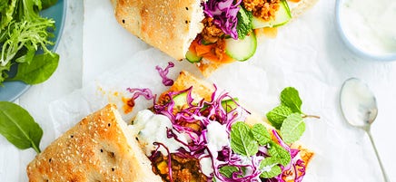 Tandoori turkey sloppy joes