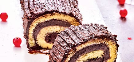 Bûche de Noël au chocolat