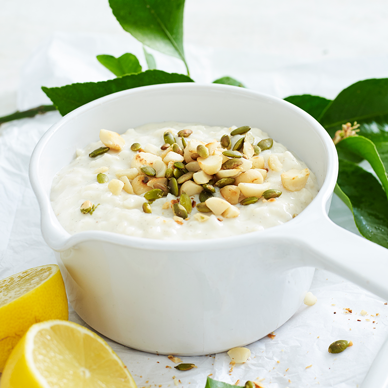 Photo of Sweet lemon risotto with nut crumble by WW