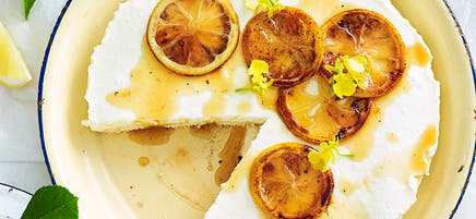 Lemon cheesecake