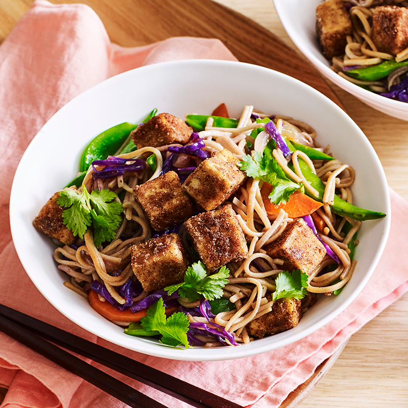 Photo of Stir-fried soba noodles with five-spice tofu by WW