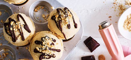 Banana choc tops