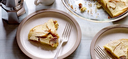 Gâteaux aux pommes et à la cannelle cuite au four