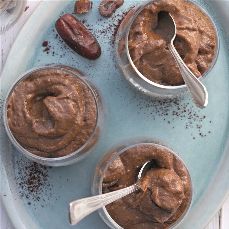 Avocado-chocoladecrème