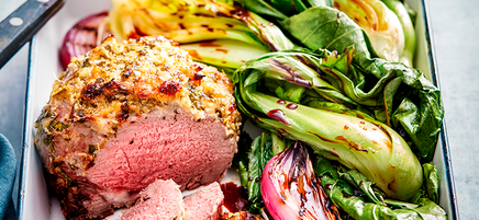 Lemongrass and ginger lamb roast