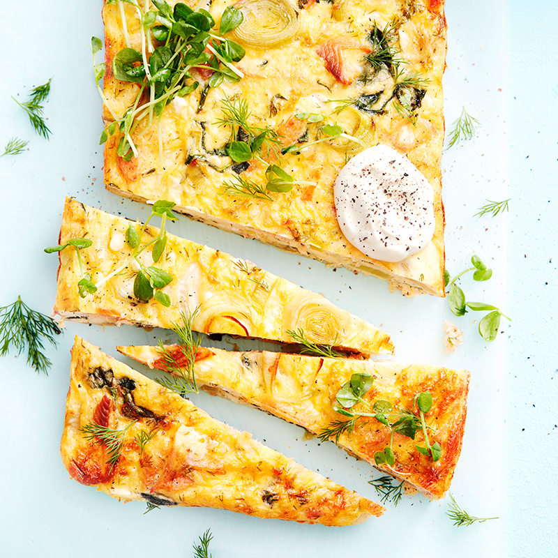 Photo of Smoked trout, fennel and leek frittata by WW