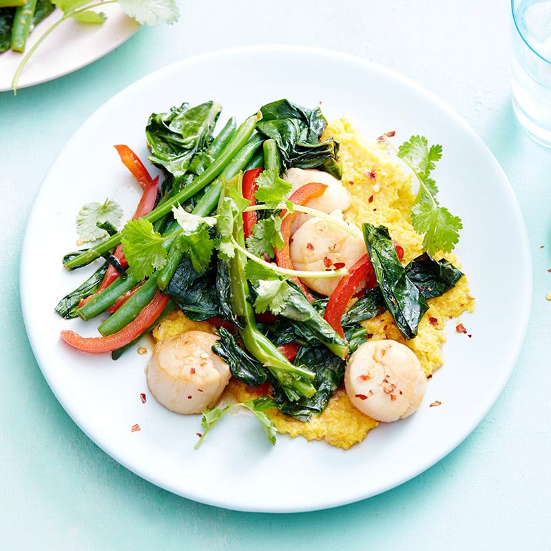 Photo of Scallop sauté on sweet corn puree by WW