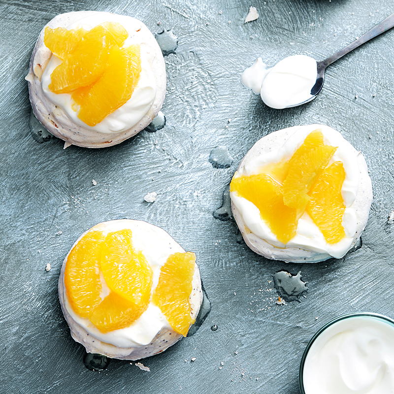 Photo of Sesame, poppy and orange meringues by WW