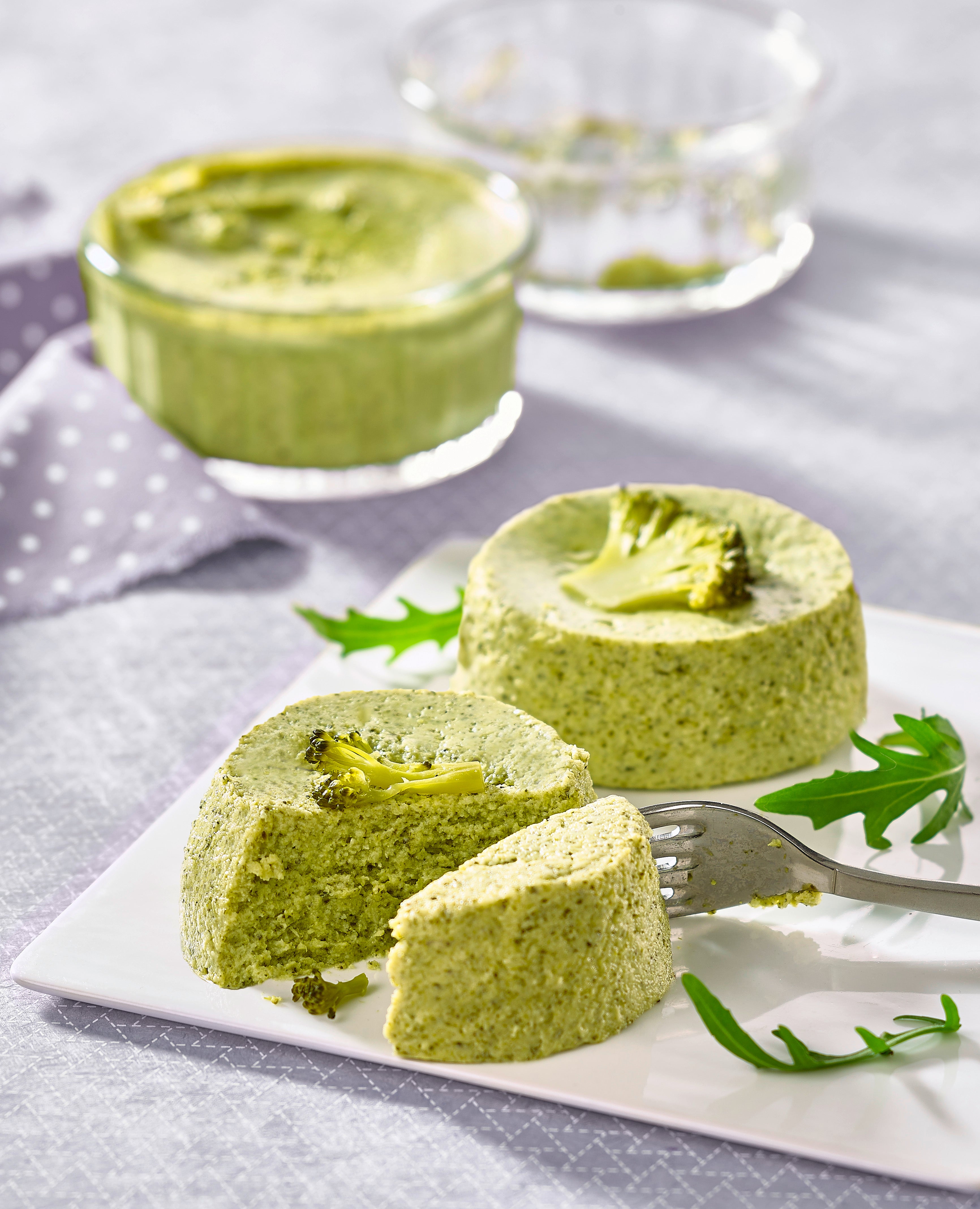 Petits flans de brocolis adaptés au Thermomix®